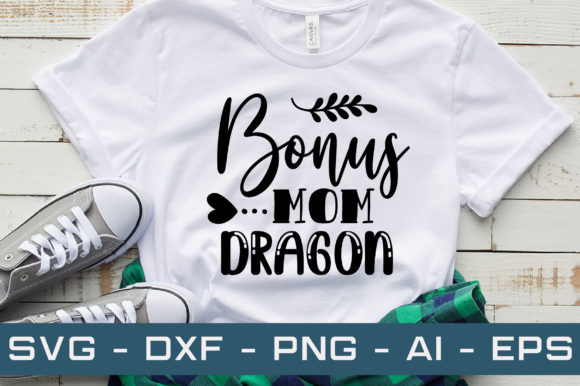 Bonus Mom Dragon SVG: Graphics for Crafts