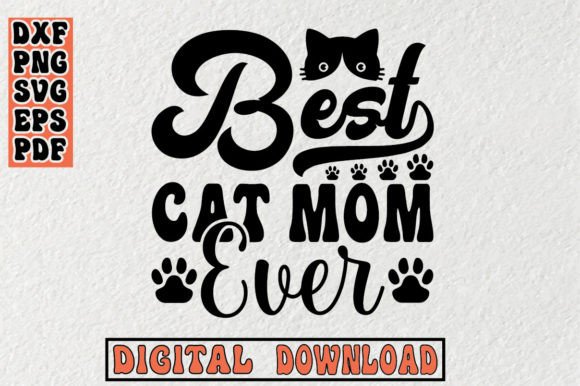 Cat Mom SVG for Crafts and Graphics