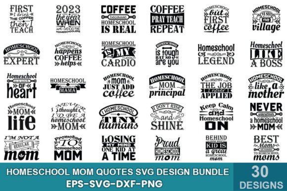Homeschool Mom Quotes Svg Graphics