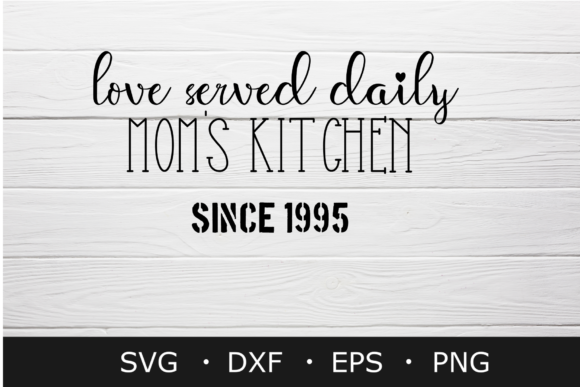 Mom's Kitchen SVG: Graphics for Crafts & Brands