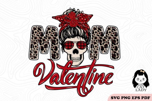 Skull Mom Valentine: Graphics for Crafts Review