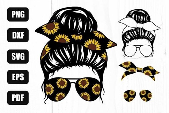 Sunflower Mom SVG: Fresh Graphics for Crafts