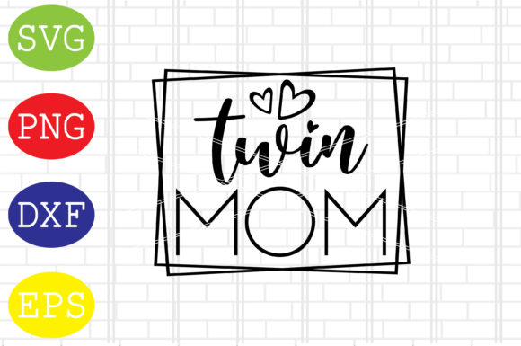 Twin Mom Square SVG: Crafts & Graphics Review